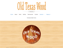 Tablet Screenshot of oldtexaswood.com